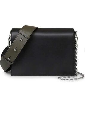Zep Leather Box Bag - Black | allsaints